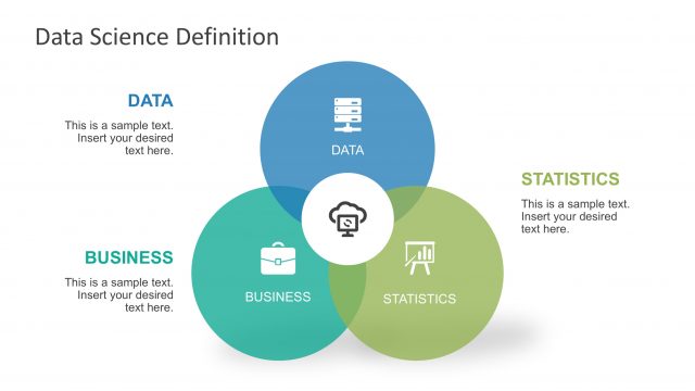 PowerPoint Venn Diagram of Data Science