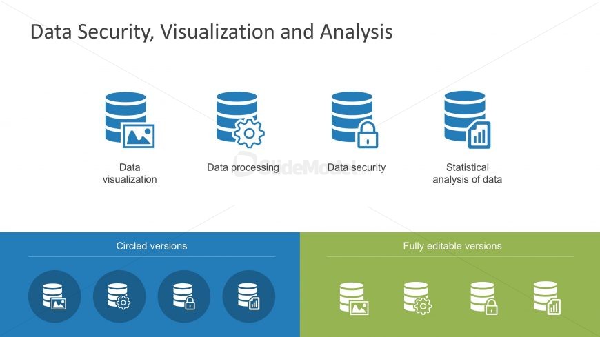 PPT Template Data Analytics Icons