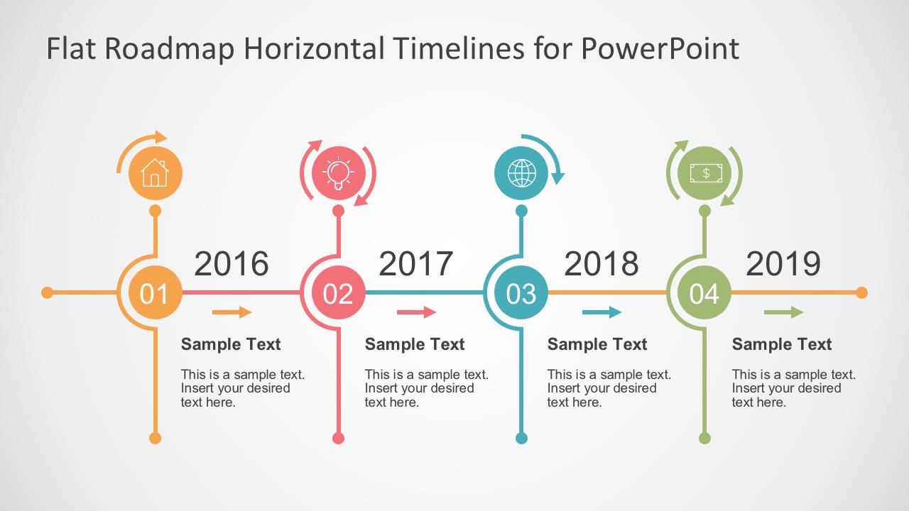 create timeline in powerpoint 2016