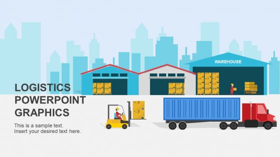 Warehouse Logistics PowerPoint Shapes