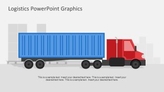 Truck Shape for Logistics and Cargo Shipping