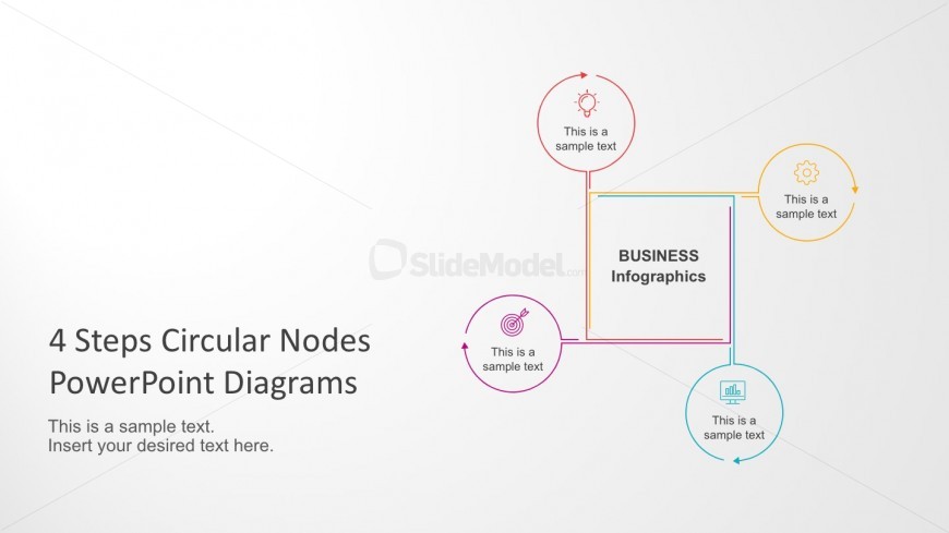 Business Circle Nodes Diagrams PowerPoint