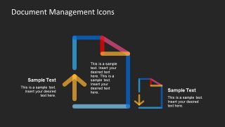 Background Black Line Shape PowerPoint