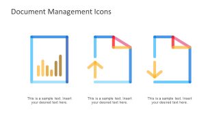 Upload Download File Icon Presentation