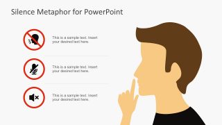 Silence Metaphor PowerPoint Templates - SlideModel