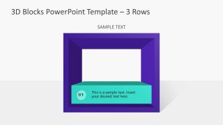 Presentation of 3D Block Shapes PPT