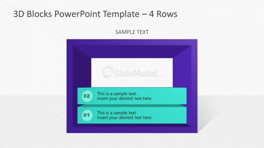 Presentation of 3D Blocks Style Step 2