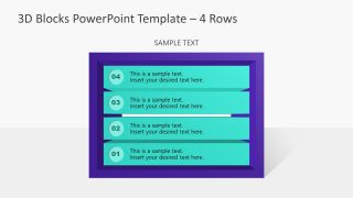 Presentation of 3D Blocks Style Step 4