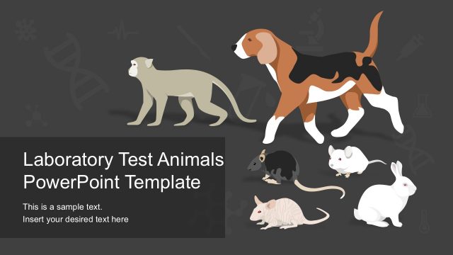 Laboratory Test Animals PowerPoint Template