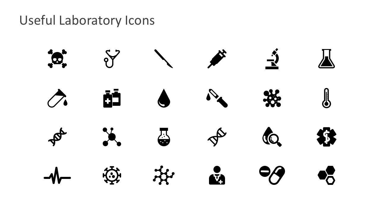 Medical Science Shapes and Useful Icons