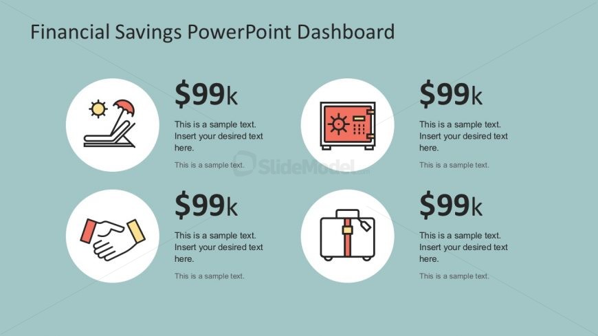 Creative Savings Finance Icon Graphics