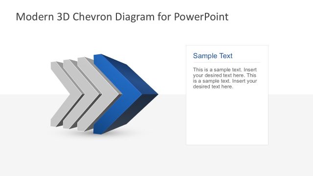 Horizontal Chevron Process Chart Diagram
