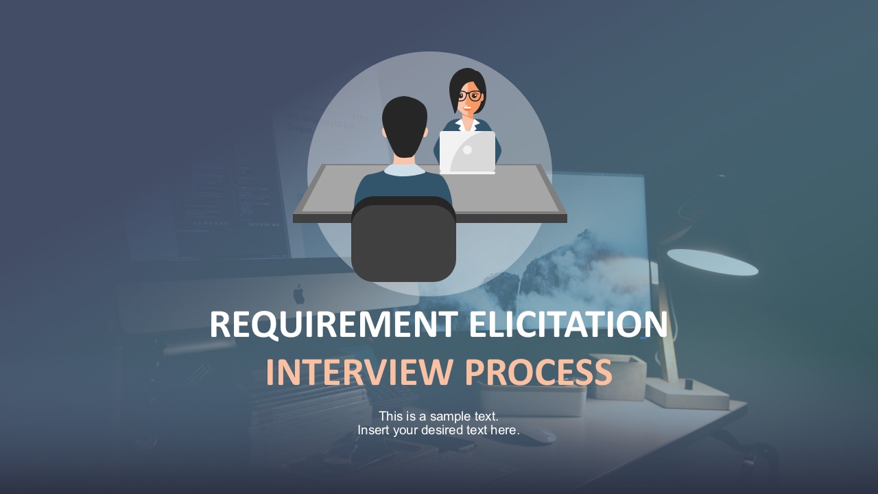 Elicitation Interview Graphics Cover - SlideModel