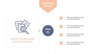 Interview Checklist Template for PowerPoint