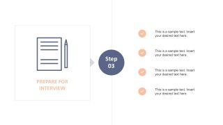 Flat Interview Template Layout