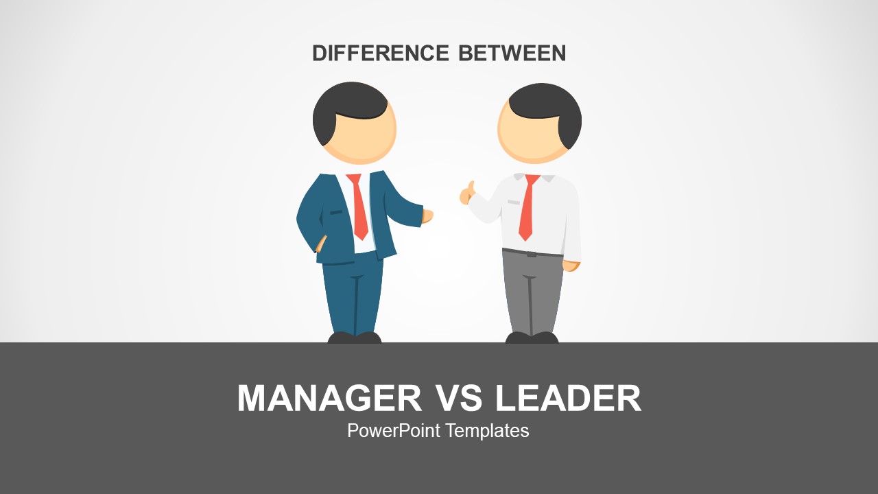 leader vs manager presentation