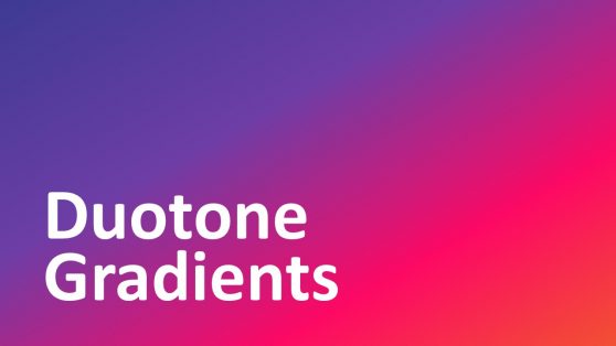 Bold Duotone Color PowerPoint