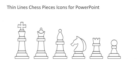 Simple Chess Pieces Graphic Design 