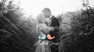 Editable Bride Groom Portrait  Slide