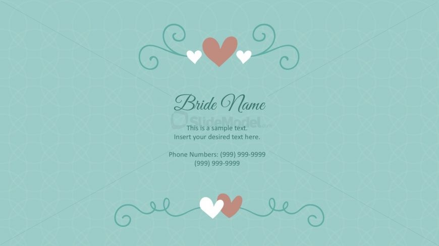 Wedding Planner Presentation Slide Template