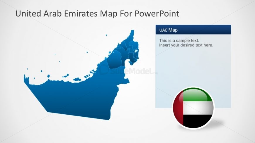UAE PowerPoint Map