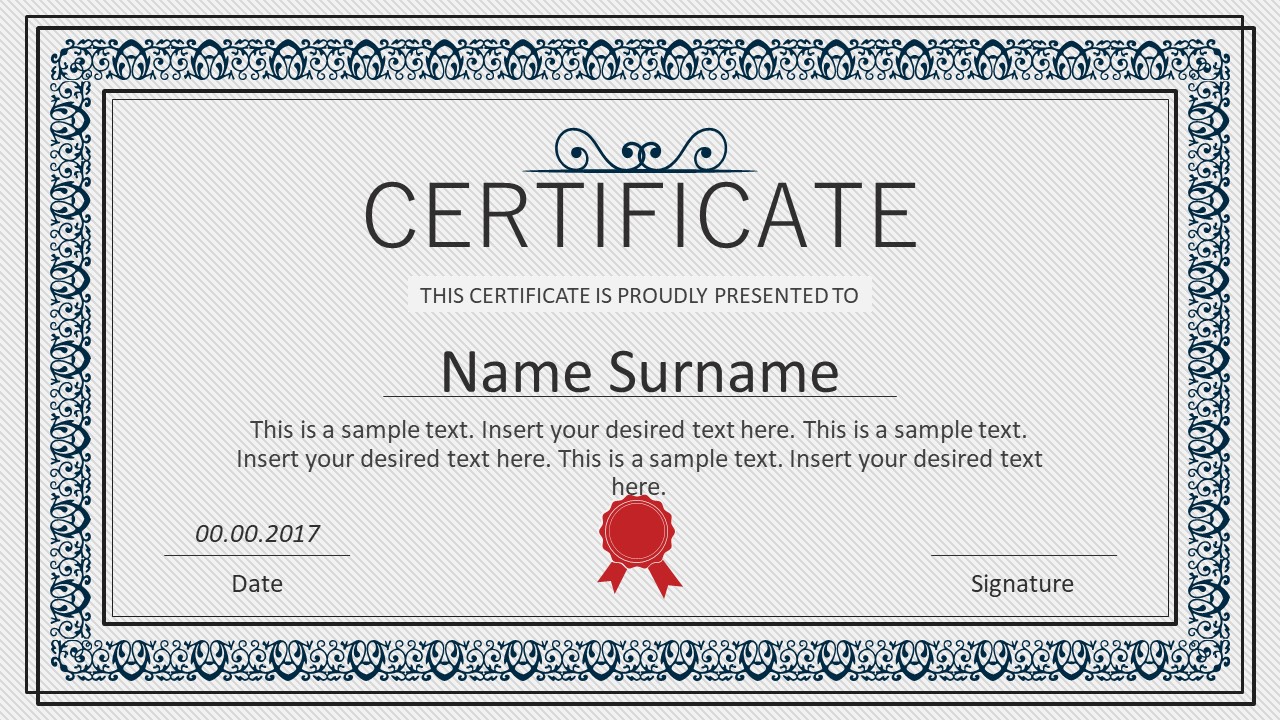 Winner Certificate Template Design