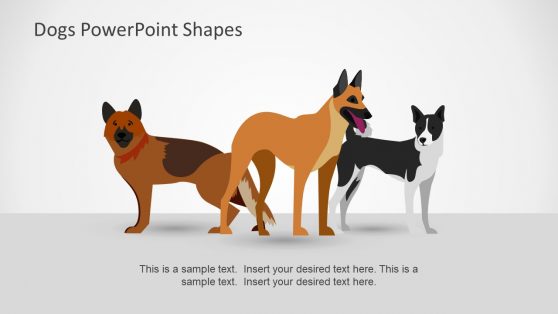 Domestic Pets PowerPoint Shapes