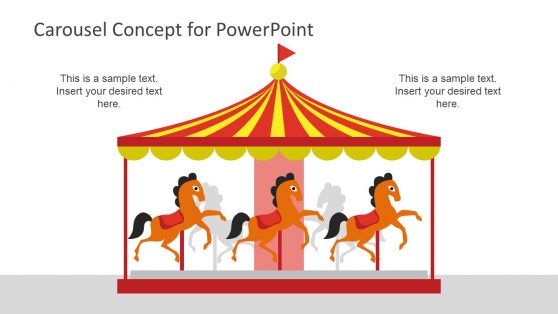 Carousel Concept Diagram Template