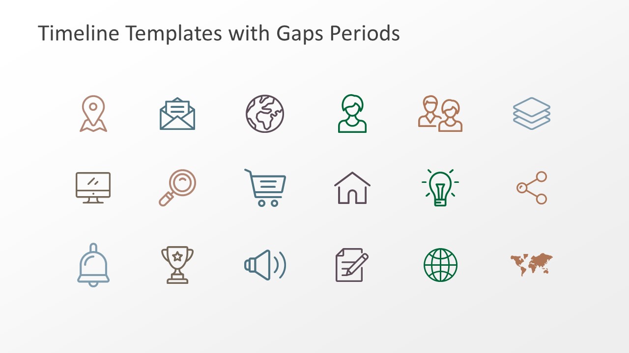 Sample Infographic Icons Project Timeline