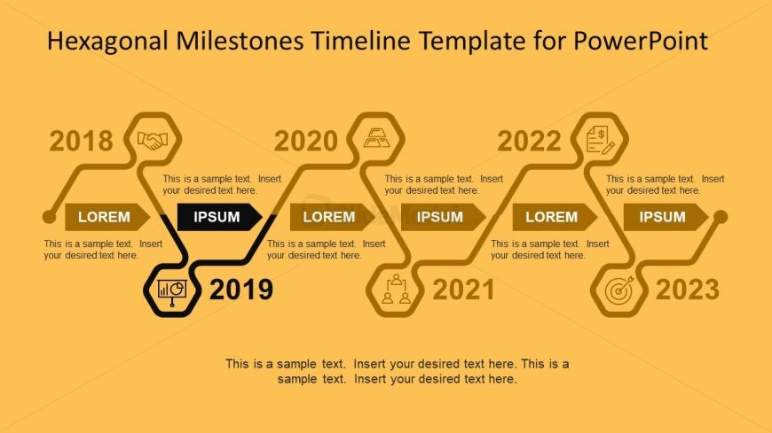 Hexagon Style PowerPoint Shape