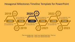 Innovative Design for Hexagonal Timeline