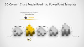 Flat Vector Infographic Icons 3D Roadmap