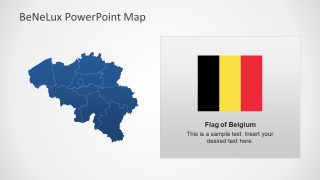 Outlined Map Shapes for Belgium