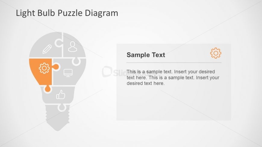 Infographics of Five Segment Puzzle