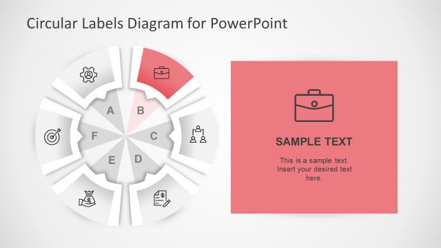 Circular Organizational Diagram Template