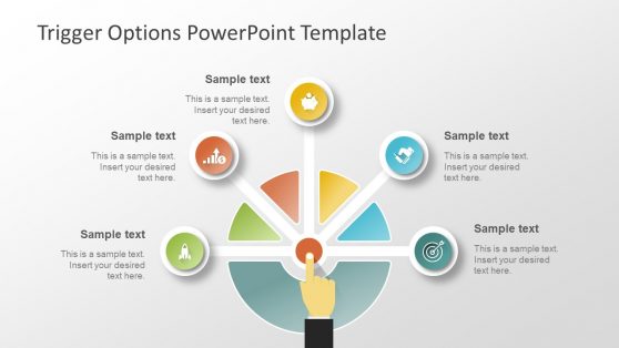 Five Trigger Options PowerPoint Template