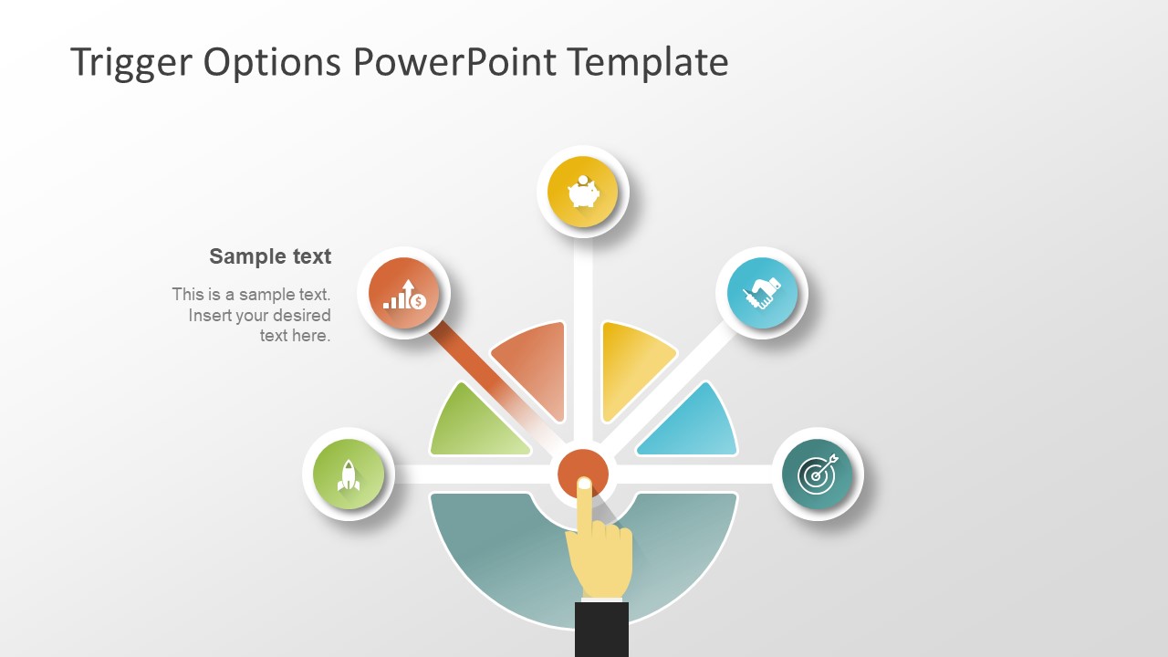 Trigger Options PowerPoint Template - SlideModel