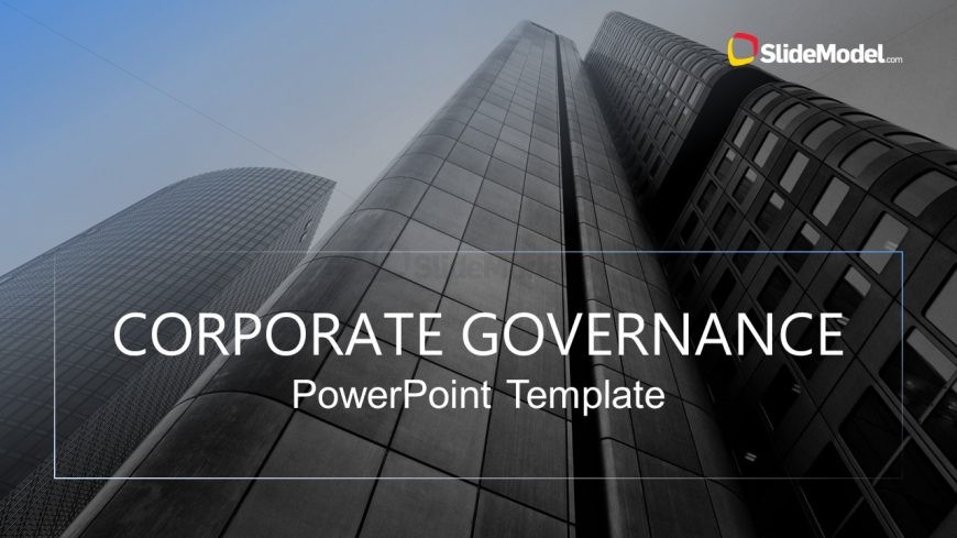 PowerPoint Cover Slide of Corporate Governance