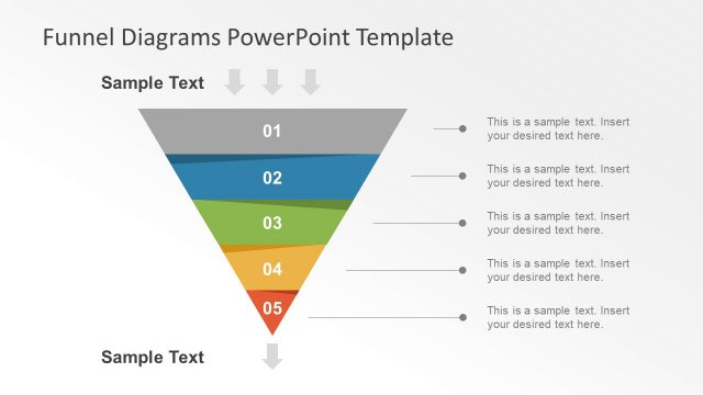 Data Filtering Diagram of Funnel in PowerPoint