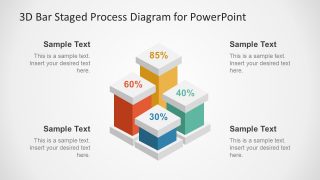 Four Bar Diagram Template in 3D