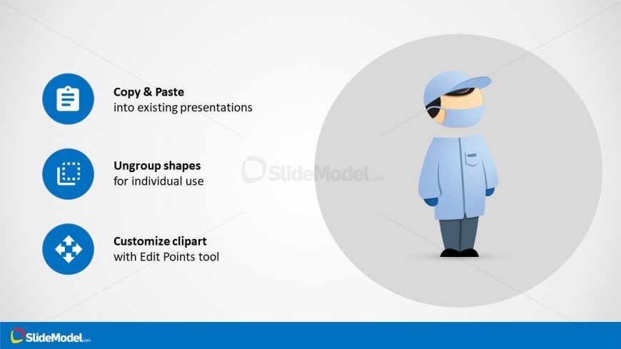 Cartoon Shape Template of Mike Character