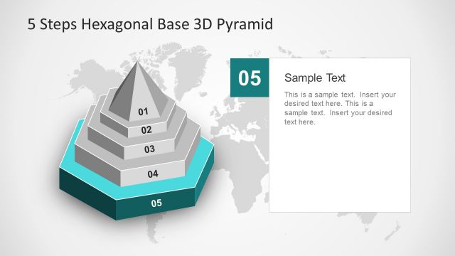 Editable Presentation Diagram Pyramid Shape
