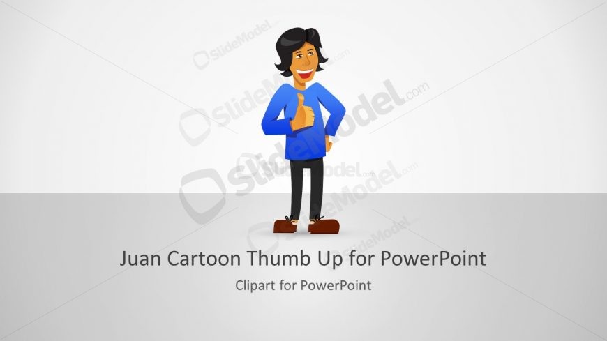 Cartoon Clipart Slide Thumb Up