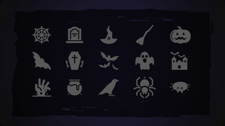 Halloween Theme PowerPoint Icons