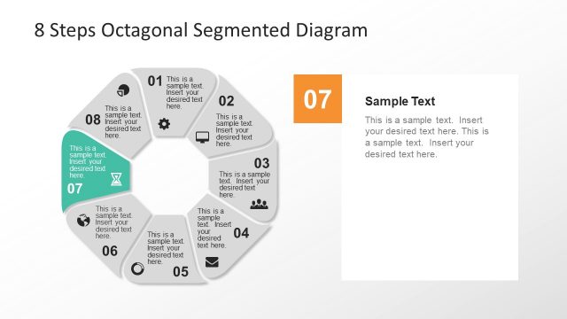 8 Steps Segmented Presentation Slide