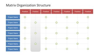 Matrix Organization Structure PowerPoint Template - SlideModel
