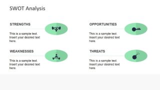 Infographic Slide of SWOT Diagram