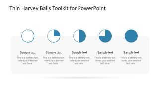 Clockwise Icons for Harvey Balls Presentation