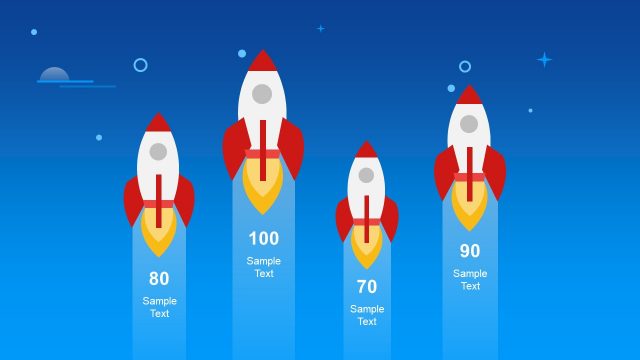 Four Comparison Rocket Slide