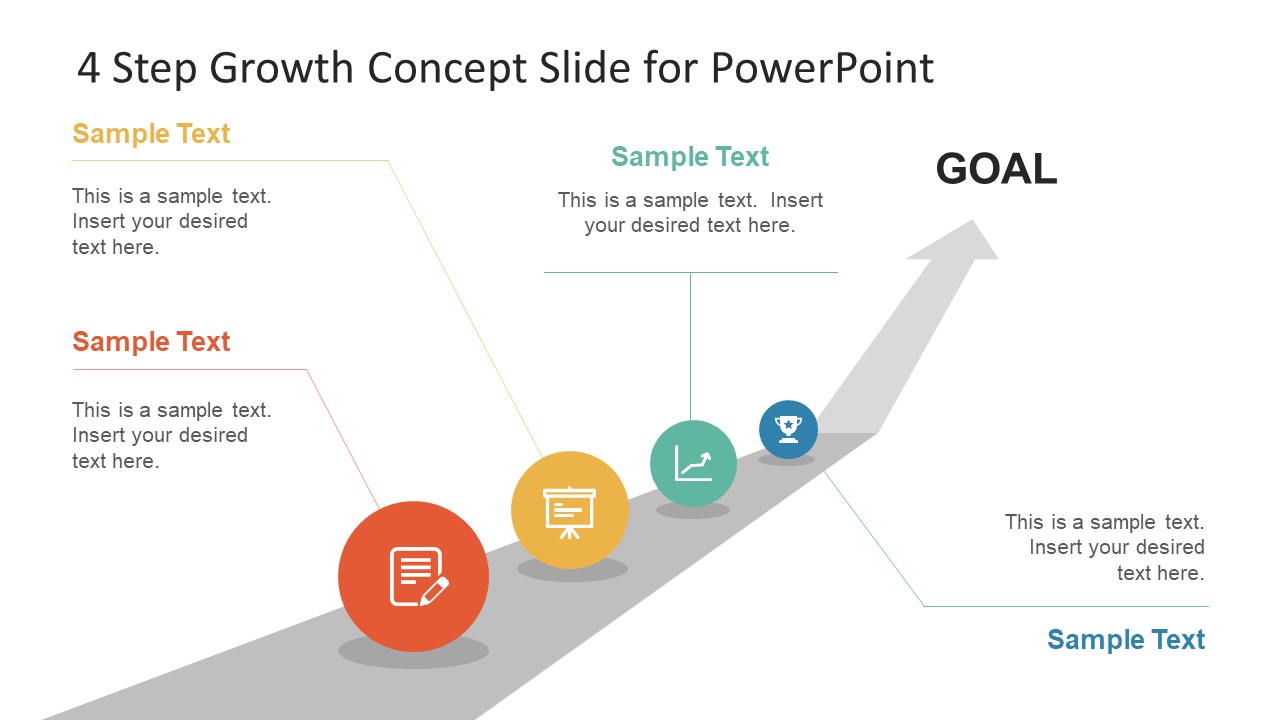 Infographic Template of 4 Stages